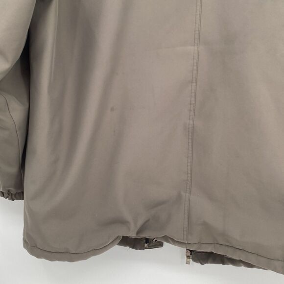 Weatherproof Men's Hooded Long Sleeve Full Zip Pockets Outdoor Jacket Brown XL - Picture 9 of 12